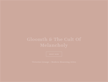 Tablet Screenshot of gloomth.com